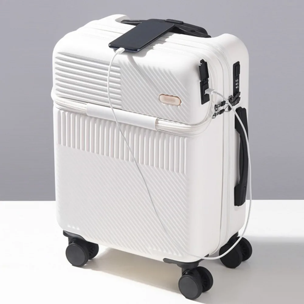 Front Opening Laptop Luggage 24 Inch - Front Open Lid Trolley Case PC