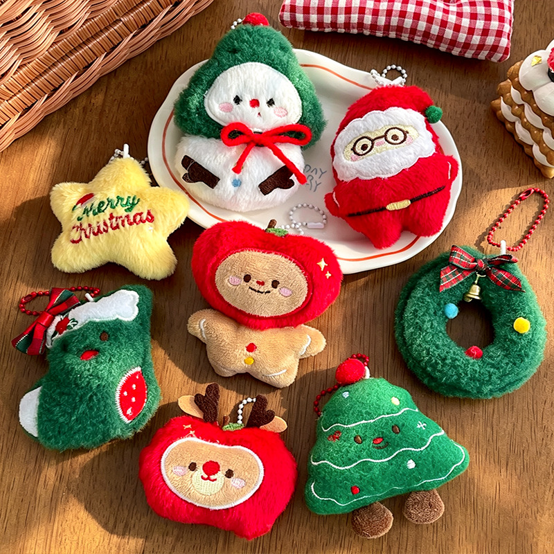 9pcs/Set Chrismas Plush Keycha - огляд і ціна Backpacks