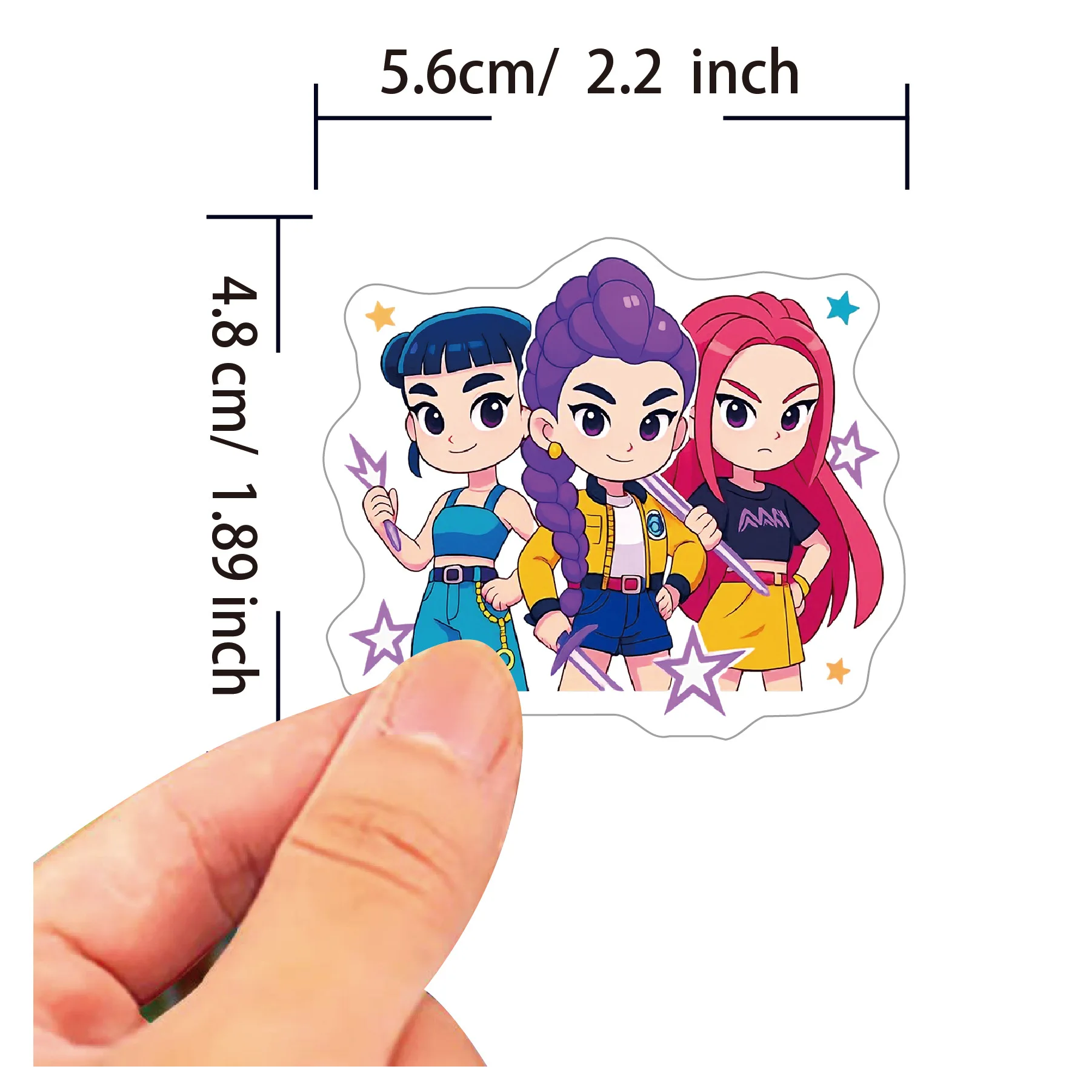 60Pcs Anime Girls Lumi Mila Zo - огляд і ціна Luggage