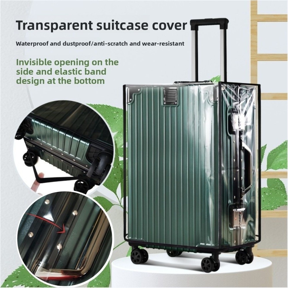 18-30 Inch Travel Luggage Cove - огляд і ціна Luggage Protective Cover Transparent