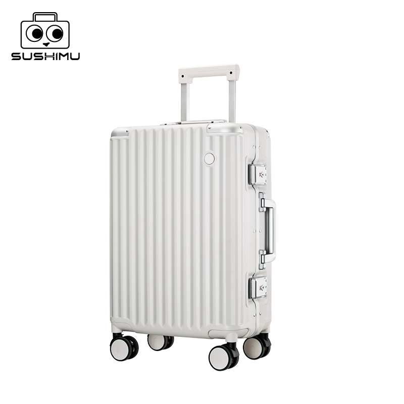 sushimu Suitcase  Travel Suitc - огляд і ціна Aluminum Frame Carry On Luggage