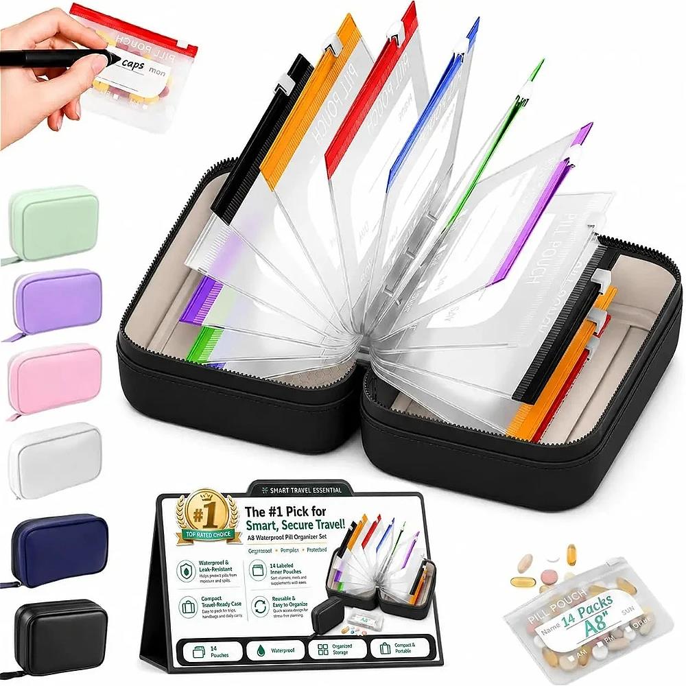 7/14Pouch Weekly Pill Organize - огляд і ціна Handbags