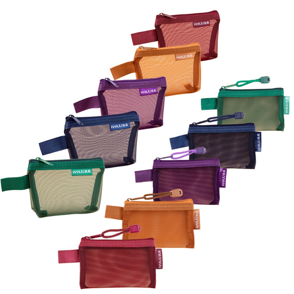Portable Mesh Fabric Travel Gr - огляд і ціна Cosmetic Bags